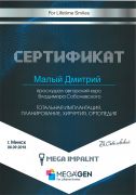 Сертификат качества клиники «Раффа-Дент» №12